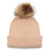 imageLucky Brand womens Woven Check Scarf and Pom Hat Set BoxedRose Smoke