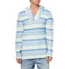 imageLucky Brand Mens Stripe Baja HoodieMulti Blue