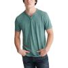 imageLucky Brand Mens Venice Burnout Notch Neck TeeJune Bug