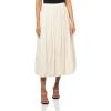 imageLucky Brand Womens Bubble POPLIN Maxi SkirtWhisper White