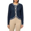 imageLucky Brand Womens Button Front Sweater JacketCadet Navy