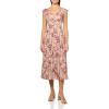 imageLucky Brand Womens Cinched Pleated Button Down Midi DressPink Floral