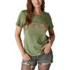 imageLucky Brand Womens Hendrix Floral Classic Crew TeeOlivine