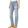 imageLucky Brand Womens High Rise Zoe Straight JeanSaturn Dest