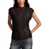 imageLucky Brand Womens Metallic Sweater VestOcean Deep