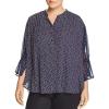imageLucky Brand Womens Mix Print Floral TopNavy Multi