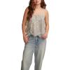 imageLucky Brand Womens Printed Asym Ruffle CamiEgret Multi