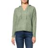 imageLucky Brand Womens Pullover Ribbed Hoodie 7ggOlivine