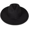 imageLucky Brand Womens Ranger Hat  Wide Brim  Felt  Rancher  Americana  Western Inspired  Classic  Fashion  CowboyRanger  Black
