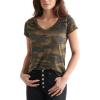 imageLucky Brand Womens Short Sleeve Camo Burnout TeeGreen Multi