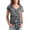 imageLucky Brand Womens Short Sleeve Camo Burnout TeeGrey Multi