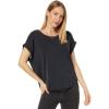 imageLucky Brand Womens Short Sleeve Sandwash Dolman TeeLucky Black
