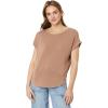 imageLucky Brand Womens Short Sleeve Sandwash Dolman TeeMocha Mousse