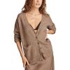 imageLucky Brand Womens Slouchy Pocket CardiBros B2452 Falcon Heather