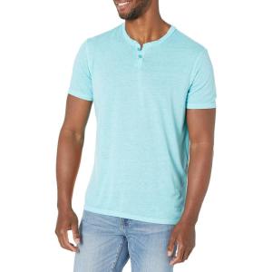 imageLucky Brand Mens Venice Burnout Notch Neck TeeBlue Fish