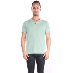 imageLucky Brand Mens Venice Burnout Notch Neck TeeEnglish Ivy