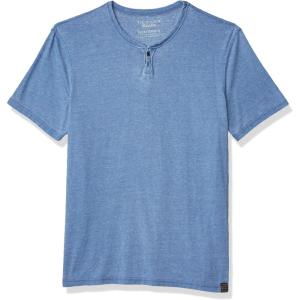 imageLucky Brand Mens Venice Burnout Notch Neck TeeFederal Blue