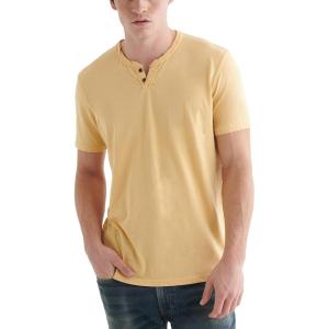 imageLucky Brand Mens Venice Burnout Notch Neck TeeJojoba