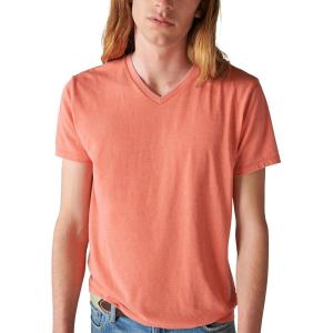 imageLucky Brand Mens Venice Burnout V Neck TeeBurnt Ochre