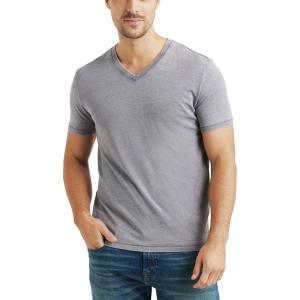 imageLucky Brand Mens Venice Burnout V Neck TeeFrost Grey