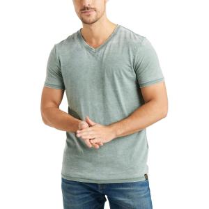 imageLucky Brand Mens Venice Burnout V Neck TeeLaurel Wreath