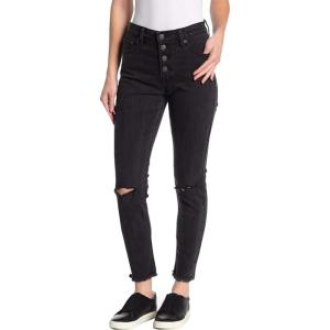 imageLucky Brand Womens Bridgette Skinny JeanTimmins Fray Grey Wash