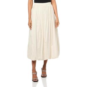 imageLucky Brand Womens Bubble POPLIN Maxi SkirtWhisper White