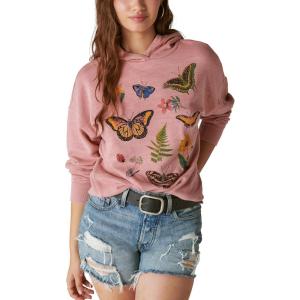 imageLucky Brand Womens Butterfly Floral Motif PulloverAntler