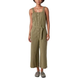 imageLucky Brand Womens Button Front JumpsuitBurnt Olive
