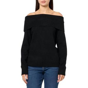 imageLucky Brand Womens Cloud Soft Off The Shoulder SweaterDark Black