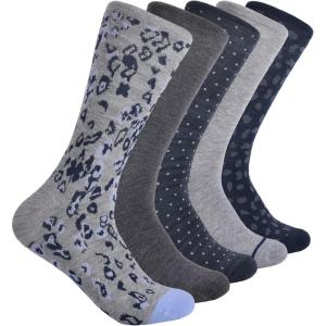 imageLucky Brand Womens Crew Socks 5PackLight Gray Heather