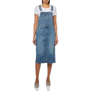 imageLucky Brand Womens Denim Overall Midi DressElectrified Wash