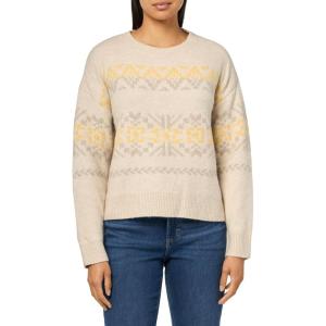 imageLucky Brand Womens Fair Isle Crew NeckNatural Multi