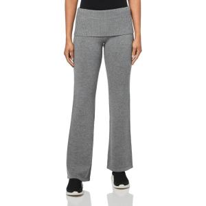 imageLucky Brand Womens Fold Over Sweater PantMedium Heather Grey