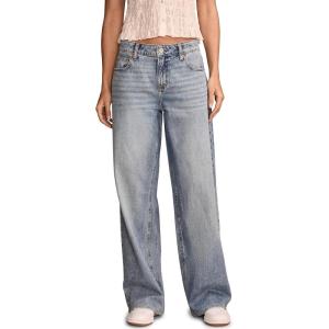 imageLucky Brand Womens Low Rise Baggy Wide Leg JeansPeel Paradise Wash