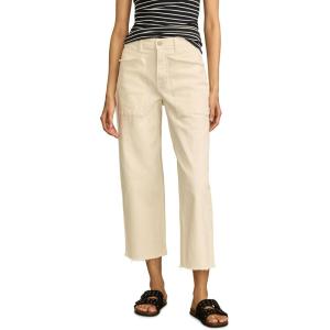 imageLucky Brand Womens Lucky Legend Crop Wide Leg JeansBright White