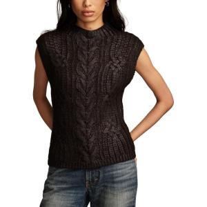 imageLucky Brand Womens Metallic Sweater VestOcean Deep