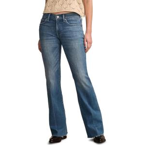 imageLucky Brand Womens Mid Rise Sweet Flare JeanElectric Blue Wash1