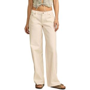 imageLucky Brand Womens Mid Rise Sweet Wide LegWhite Lies Wash1