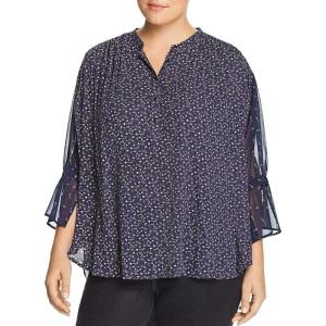 imageLucky Brand Womens Mix Print Floral TopNavy Multi
