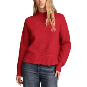 imageLucky Brand Womens Mock NeckTango Red