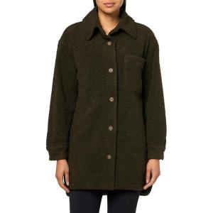 imageLucky Brand Womens Oversized Shirt JacketOlive Wash