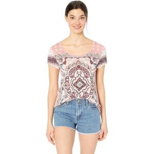 imageLucky Brand Womens Persian Carpet TeeDusty Rose Multi