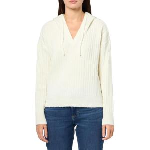 imageLucky Brand Womens Pullover Ribbed Hoodie 7ggMarshmallow