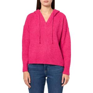 imageLucky Brand Womens Pullover Ribbed Hoodie 7ggPink Power