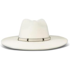 imageLucky Brand Womens Ranger Hat  Wide Brim  Felt  Rancher  Americana  Western Inspired  Classic  Fashion  CowboyWide Brim Ranger  Cream