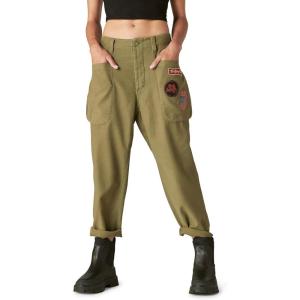 imageLucky Brand Womens Rolling Stones Utility PantGreen