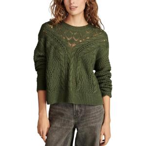 imageLucky Brand Womens Romantic CrewCilantro