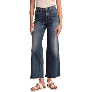imageLucky Brand Womens Stevie High Rise Wide Leg JeansBlue Babe Wash