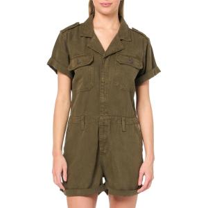 imageLucky Brand Womens Womens Denim Utility RomperDark Olive